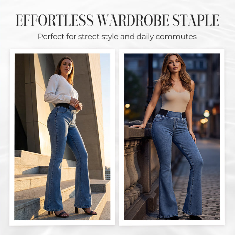Jeans Stretch Taille Haute pour Femmes