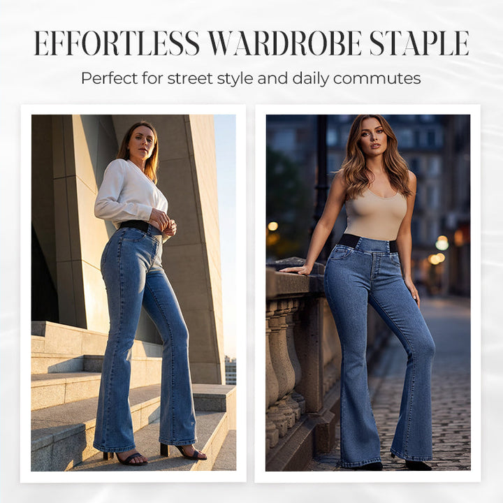 Jeans Stretch Taille Haute pour Femmes
