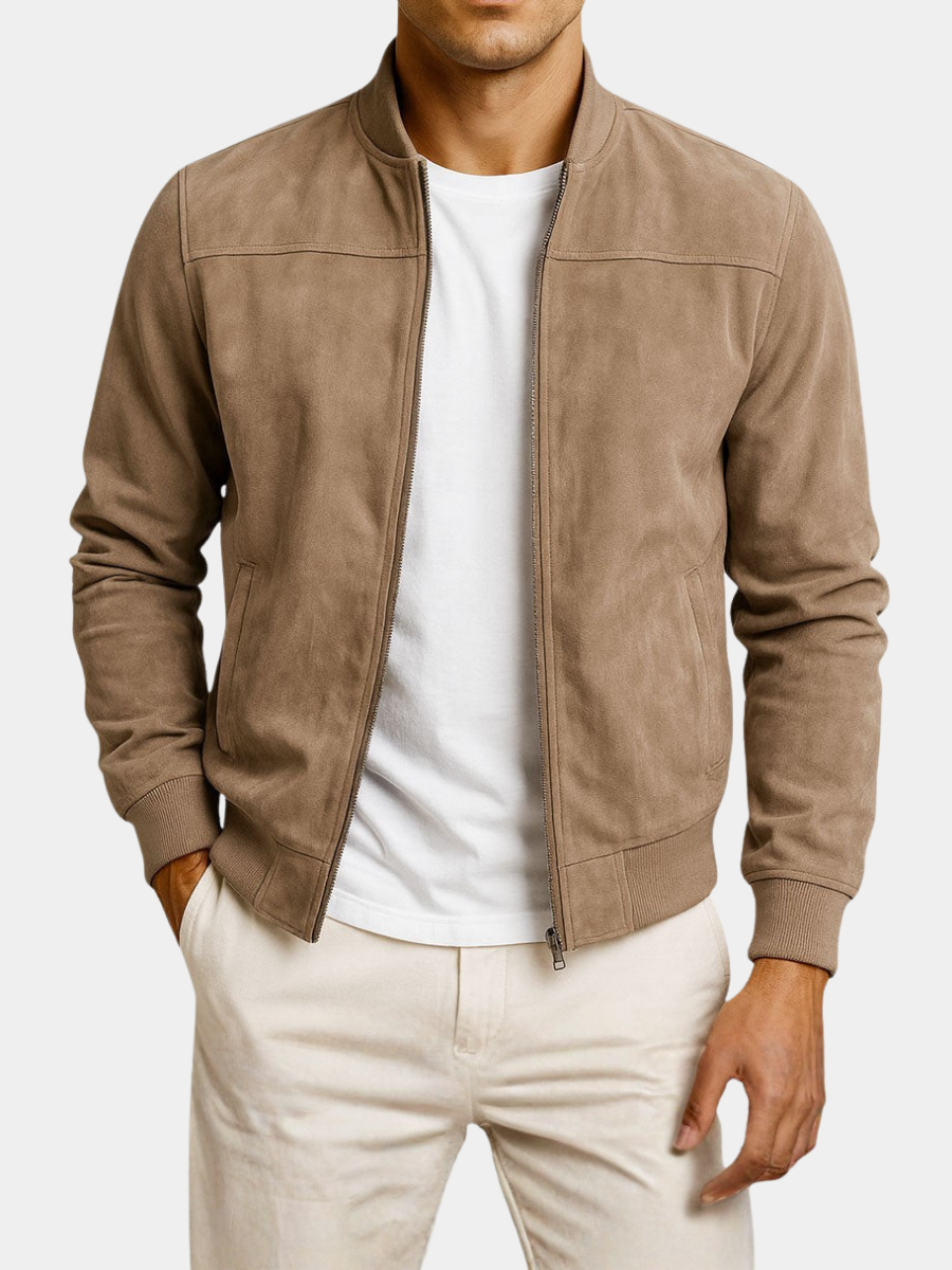 Kaltberg | Veste en daim pour hommes