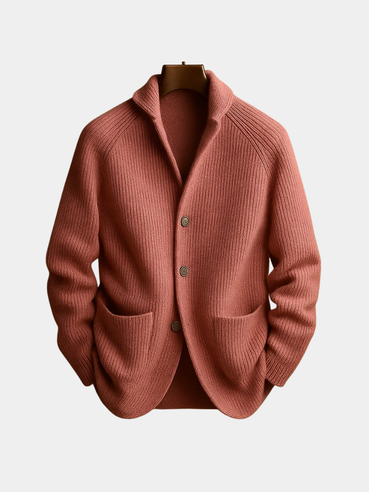 SILVORO | GILET EN LAINE CÔTELÉE POUR HOMMES