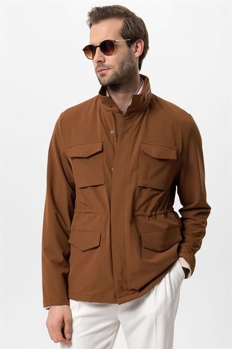 Erland | Manteau Safari à Col Montant