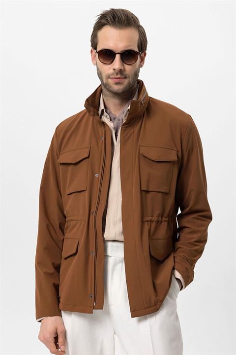 Erland | Manteau Safari à Col Montant