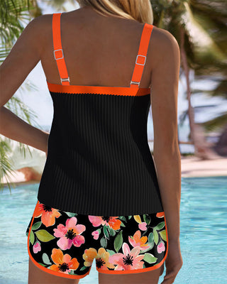 Laluna® | Ensemble Tankini Élégant en Deux Pièces