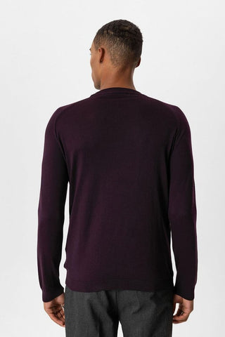 Hugo | Pull en maille ajusté à col rond