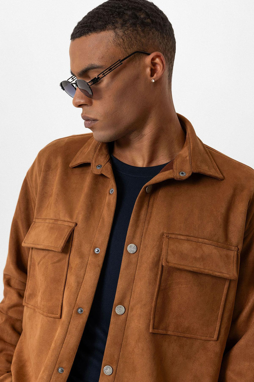 Roland | Chemise avec détails en boutons métalliques