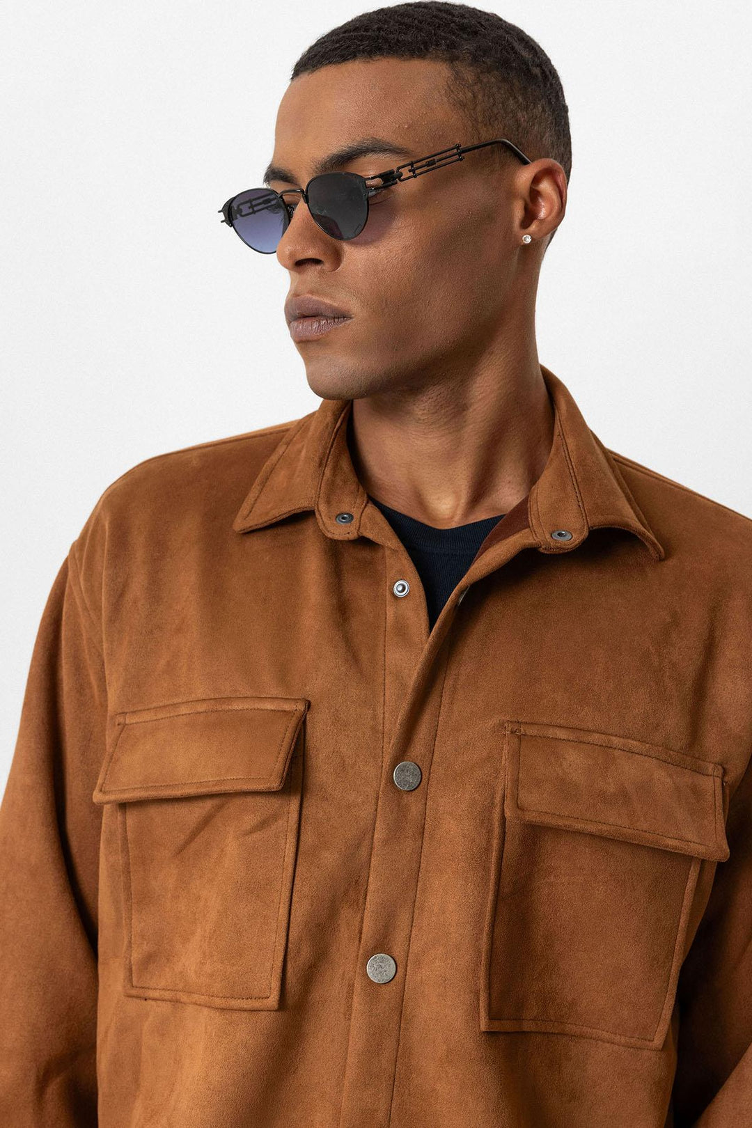 Roland | Chemise avec détails en boutons métalliques