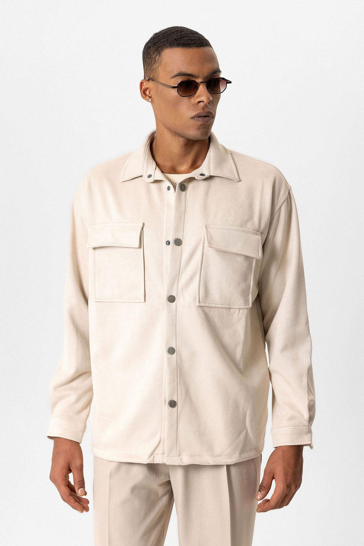 Sven | Chemise avec détails en boutons métalliques