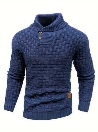 Jarren | Pull en maille slim fit avec col
