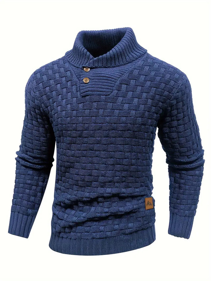 Jarren | Pull en maille slim fit avec col
