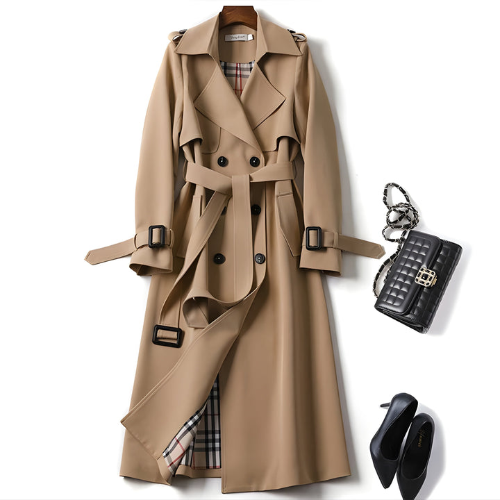 Dinah | Trench-coat double boutonnage avec ceinture