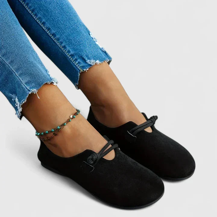 Reah | Mocassin plat tendance avec cordon