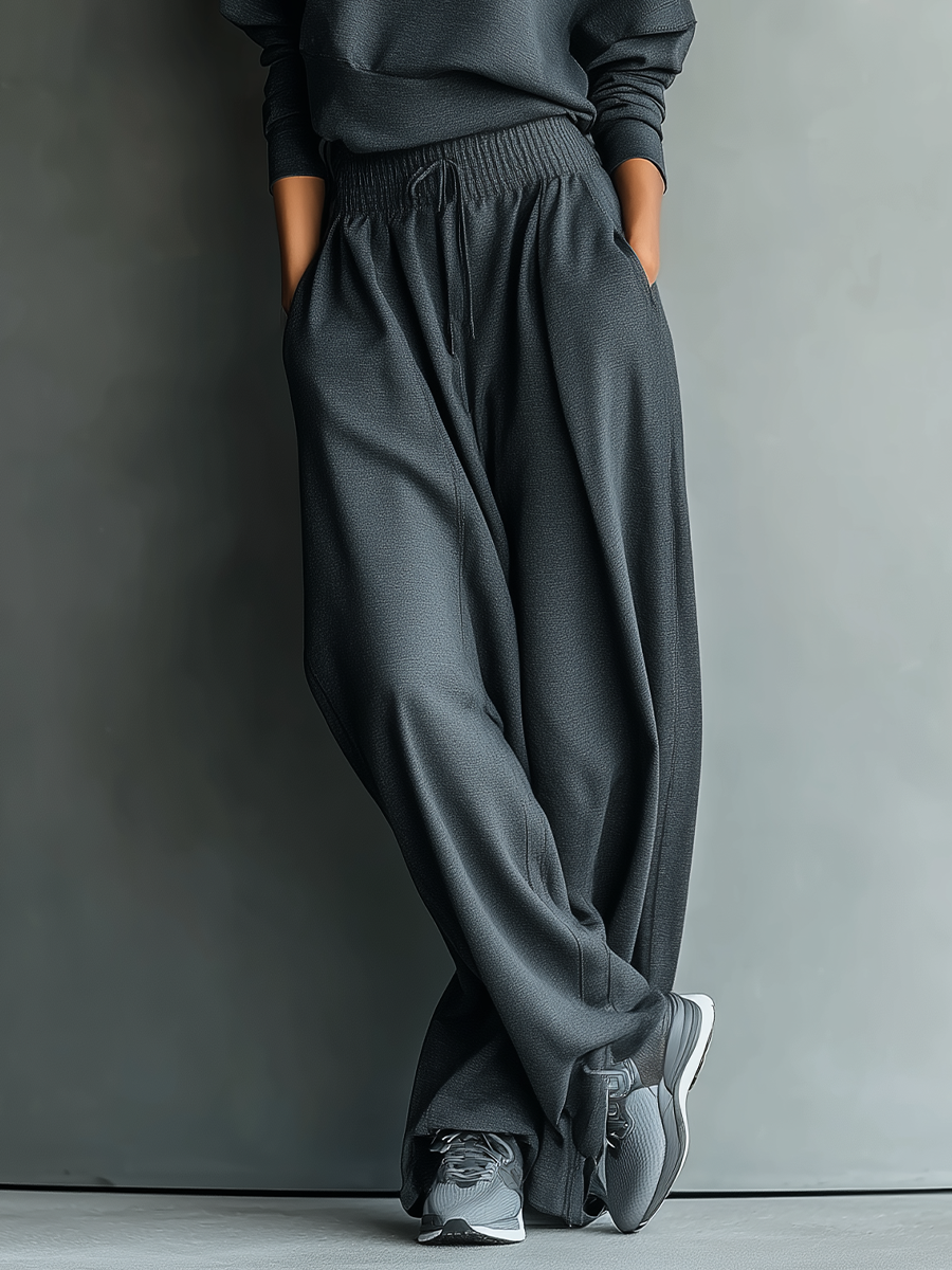 Ensemble Tricot Pantalon Large