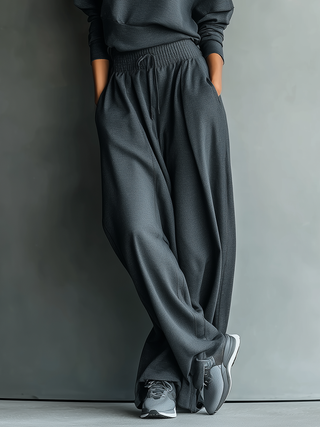 Ensemble Tricot Pantalon Large