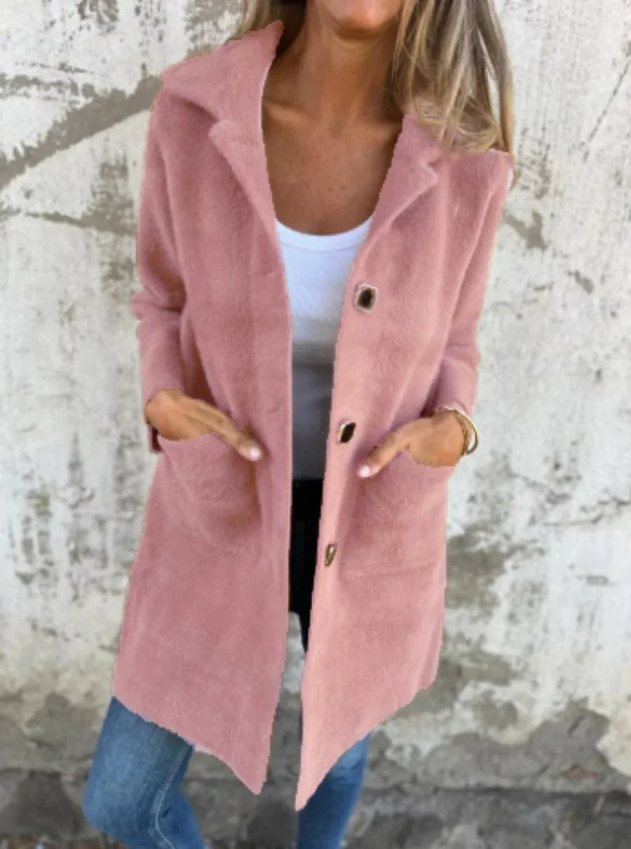 Patricia | Cardigan long en tricot