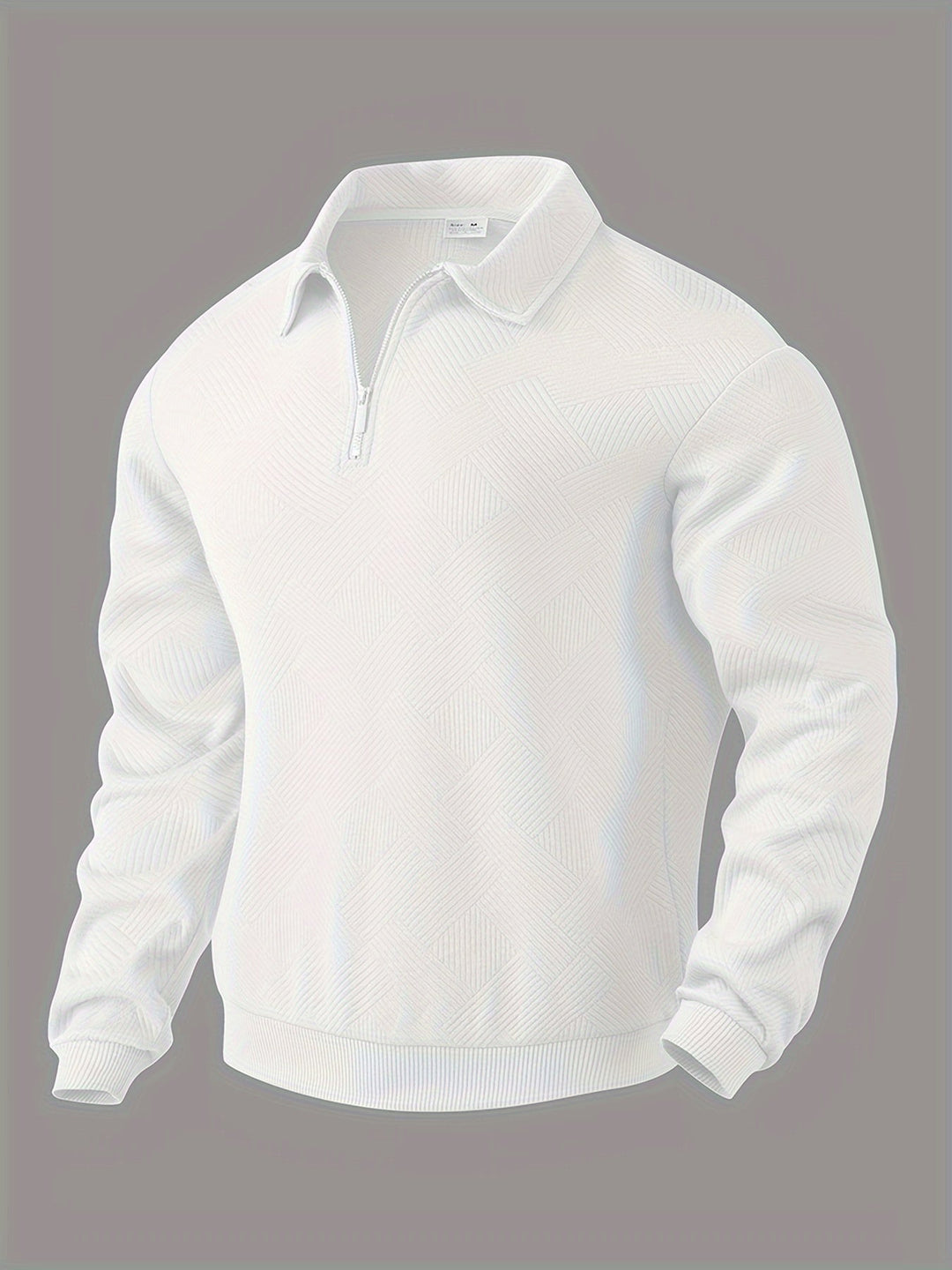 Alvarez | Chemise polo à manches longues avec demi-fermeture éclair