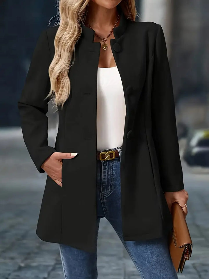 Carys | Veste Mi-Longue Boutonnée