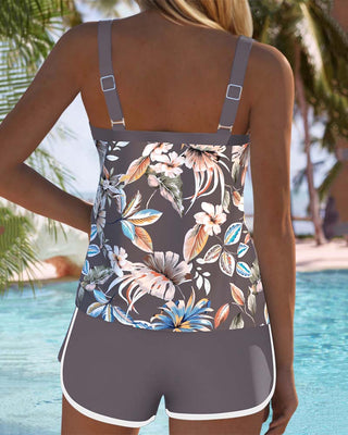 Imke | Tankini sans manches imprimé