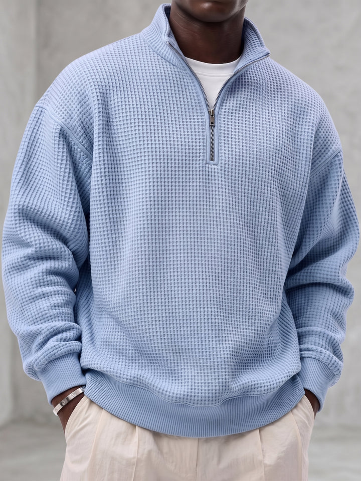 Raphaël™ | Pull Élégant à Col Zippé