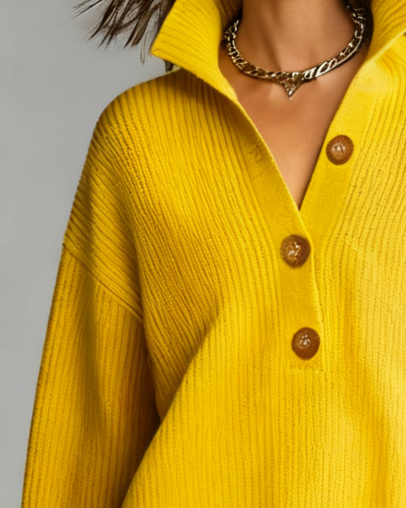 Labelle | Pull en tricot avec col montant