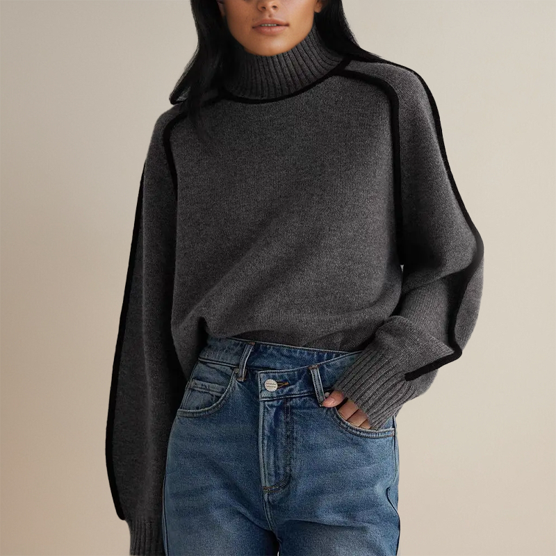Valerie | Pull Col Polo à Pois