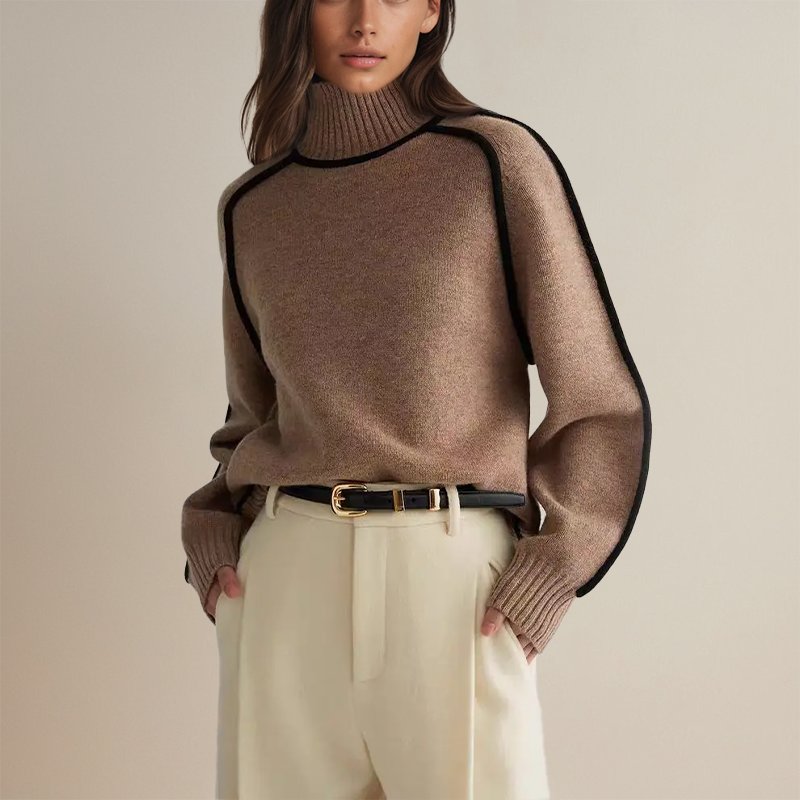 Valerie | Pull Col Polo à Pois