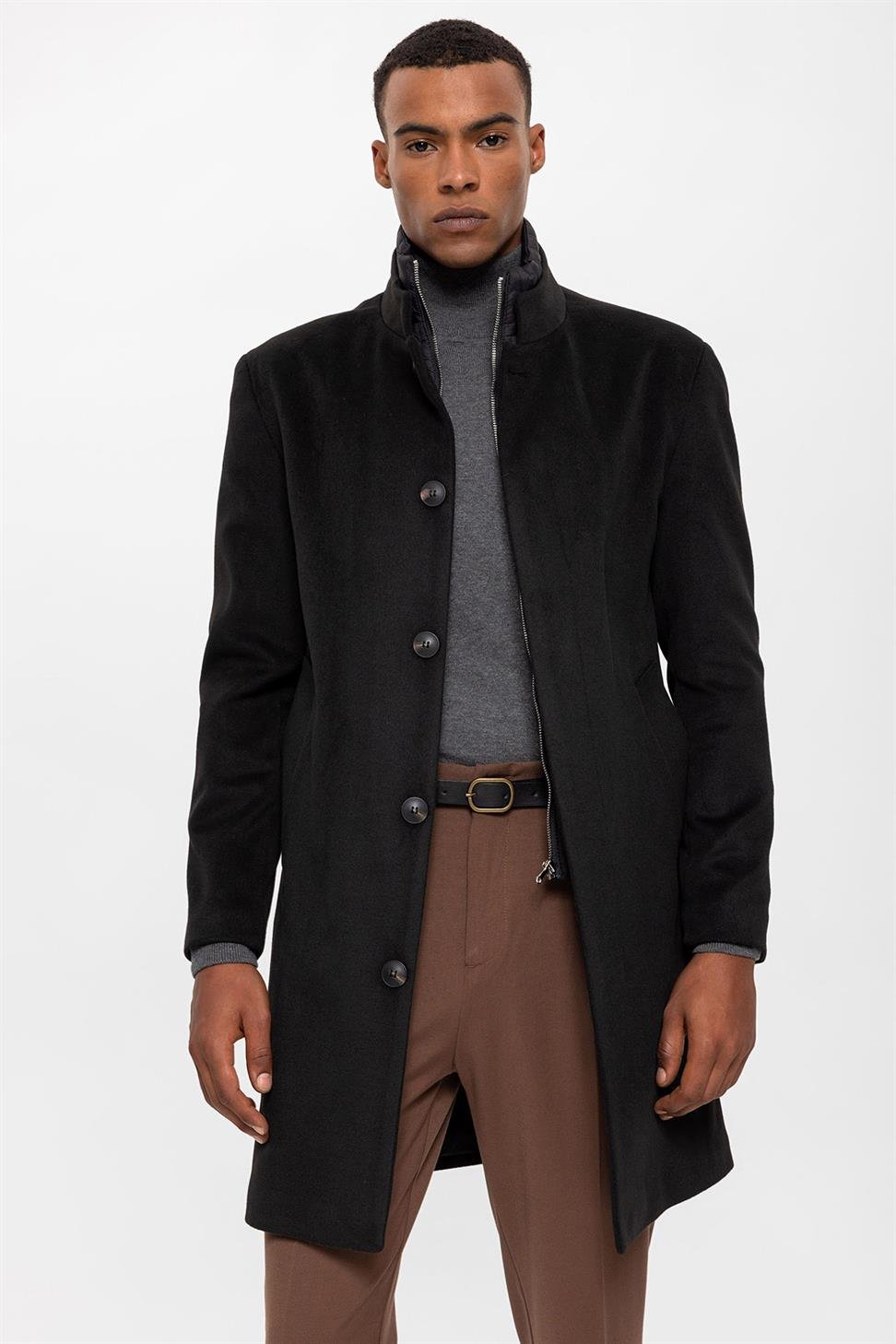 Sigge | Manteau à Col Montant
