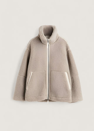 Maxine | Veste teddy avec zip
