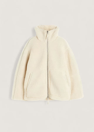 Maxine | Veste teddy avec zip