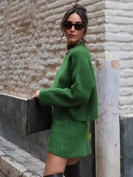 Félin | Ensemble Automnal Vert