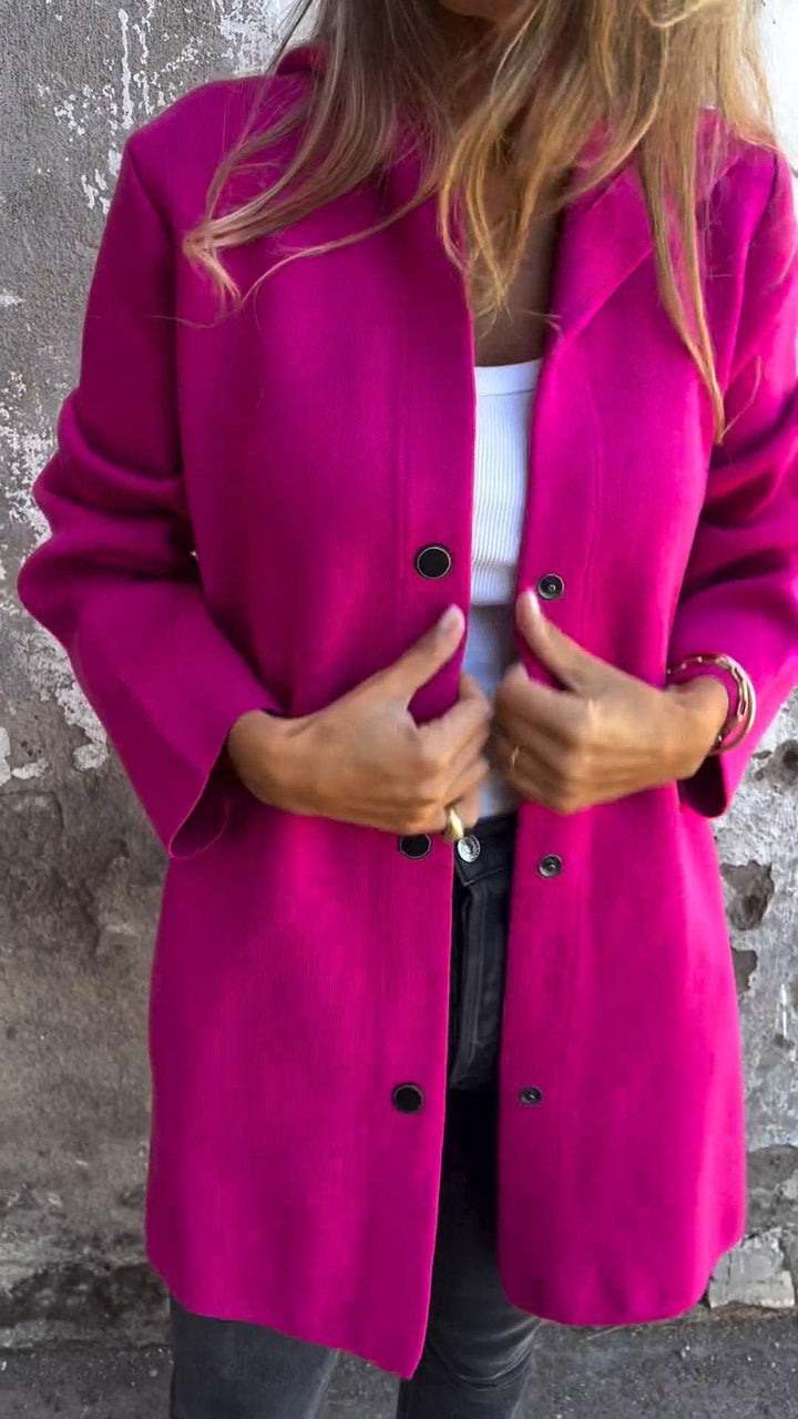 Adriana | Gilet avec boutons et capuche
