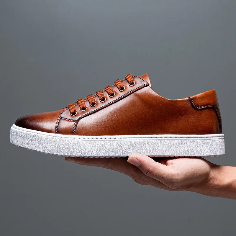 Franco | Baskets pour hommes en simili cuir