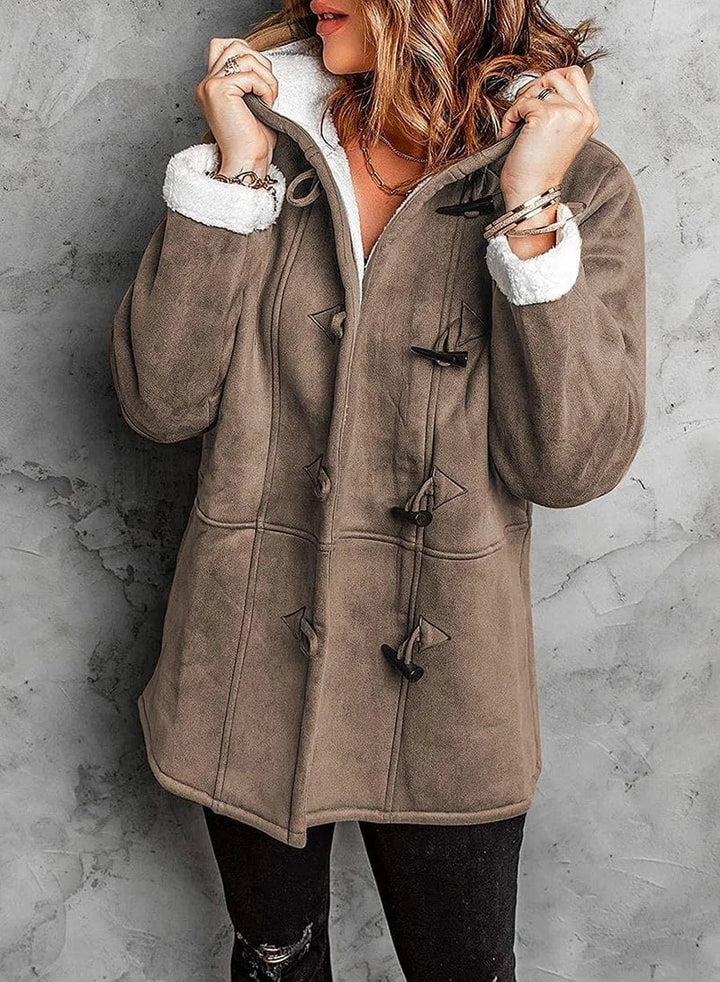 Samantha | Manteau en coton élégant avec capuche