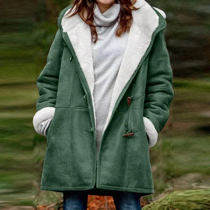 Samantha | Manteau en coton élégant avec capuche