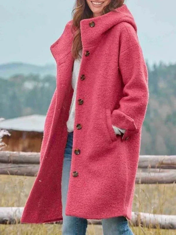 Amelie | Manteau d'Hiver Long et Élégant
