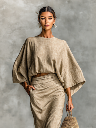Ensemble en Coton et Lin Rock