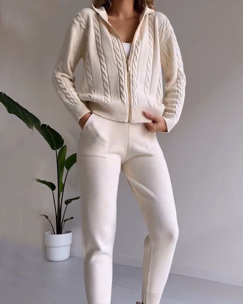 Antonia | Ensemble Jacquard Deux Pièces