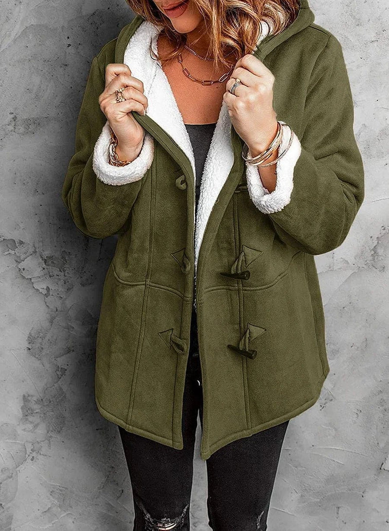 Samantha | Manteau en coton élégant avec capuche