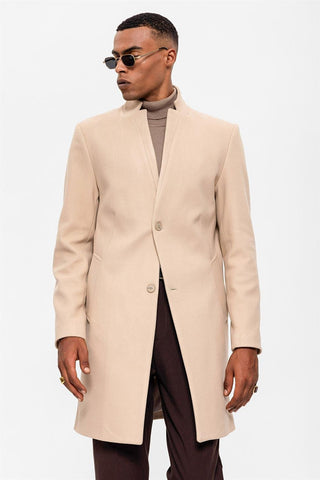 Loke | Manteau à capuche avec col montant