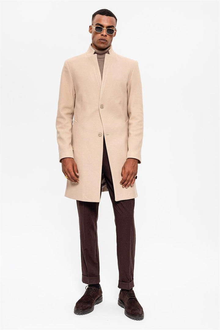 Loke | Manteau à capuche avec col montant