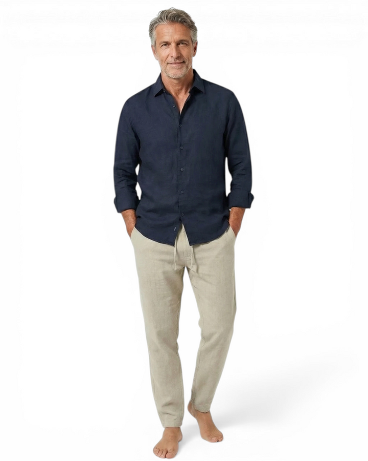 Mateo - Pantalons en Lin