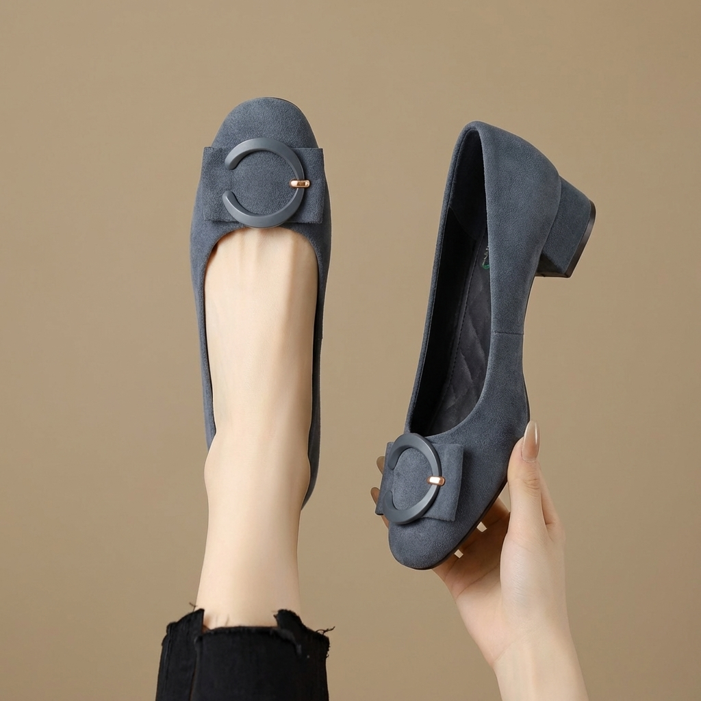 Ballerines en daim Elisé