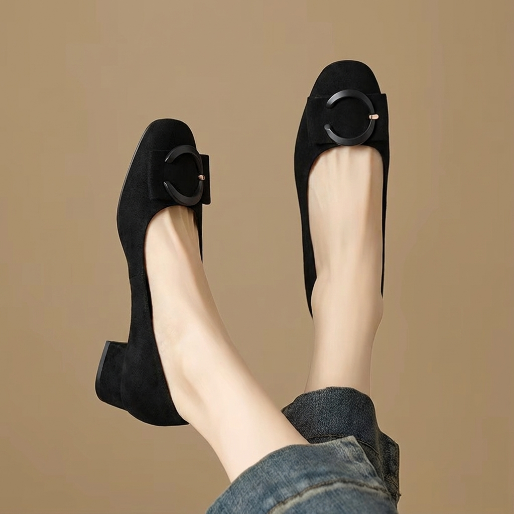 Ballerines en daim Elisé