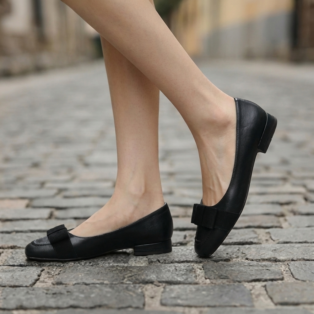 Ballerines en cuir Camille Bogen