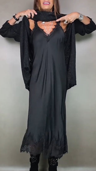 Legria | Robe en tricot à col montant