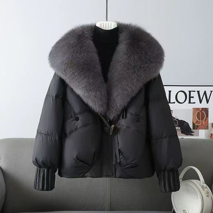 Malou | Manteau matelassé avec col en polaire