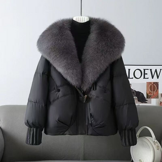 Malou | Manteau matelassé avec col en polaire