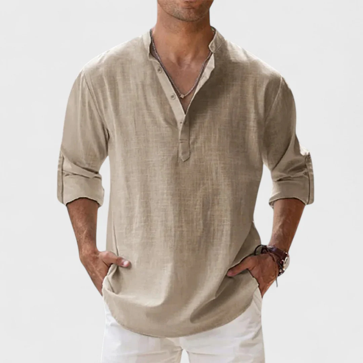 Marco | Chemise à coupe moderne et élégance naturelle