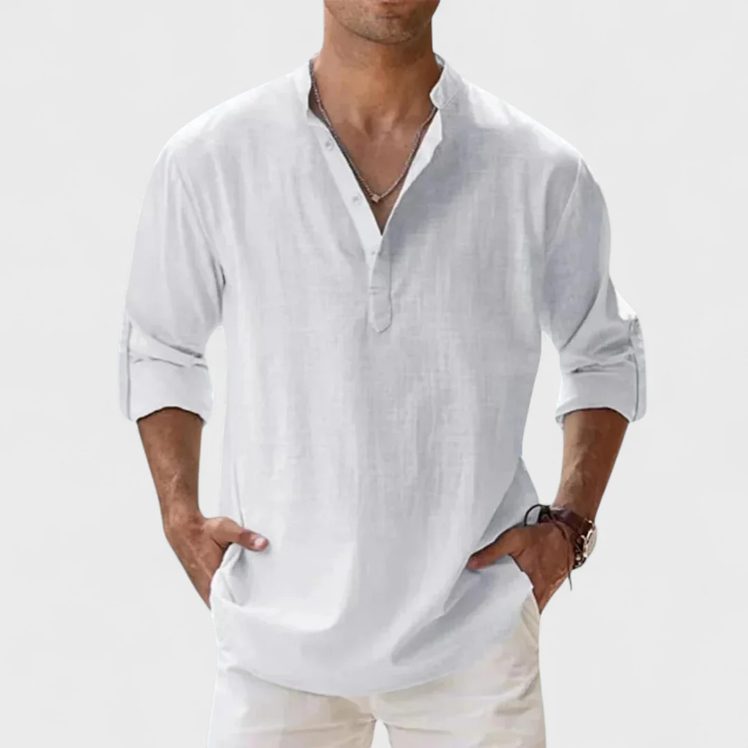 Marco | Chemise à coupe moderne et élégance naturelle