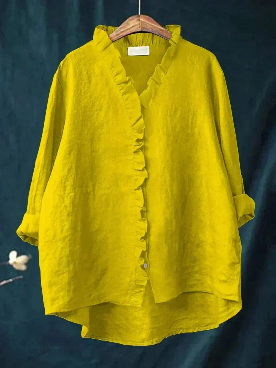 Bonnie | Blouse à manches longues avec détail en volants