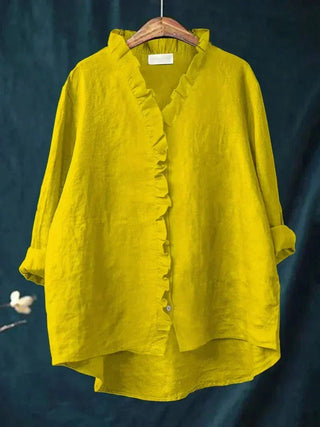 Bonnie | Blouse à manches longues avec détail en volants